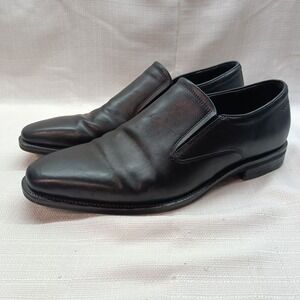 Ecco Metropole Milan Men's US 12 Black Genuine Leather Slip-On Derby Loafers